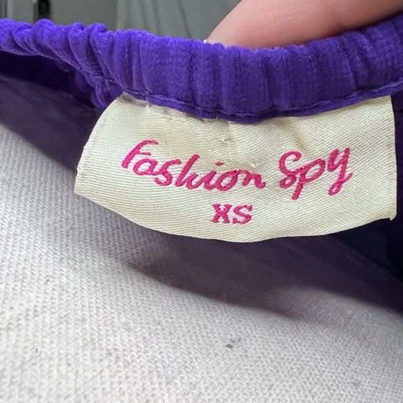 Purple Maxi Halter Dress - Picture 6 of 6